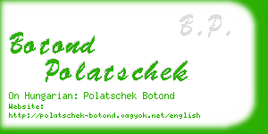 botond polatschek business card